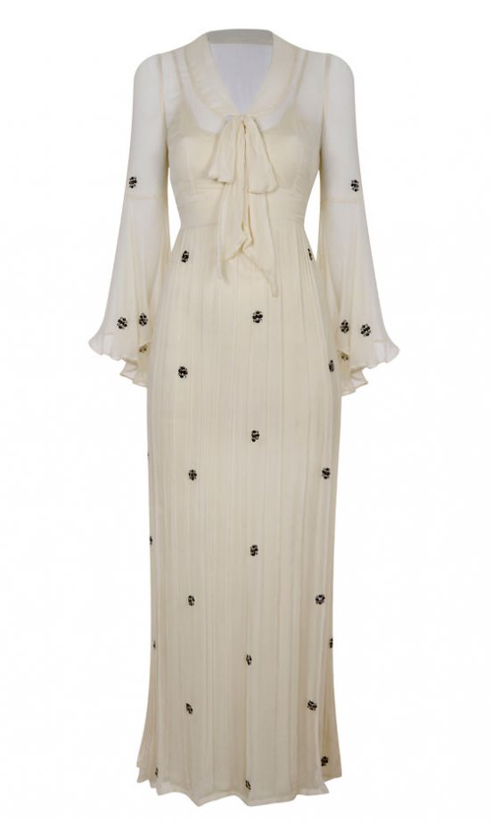 Miss Selfridge Pussybow Maxi Dress, £75