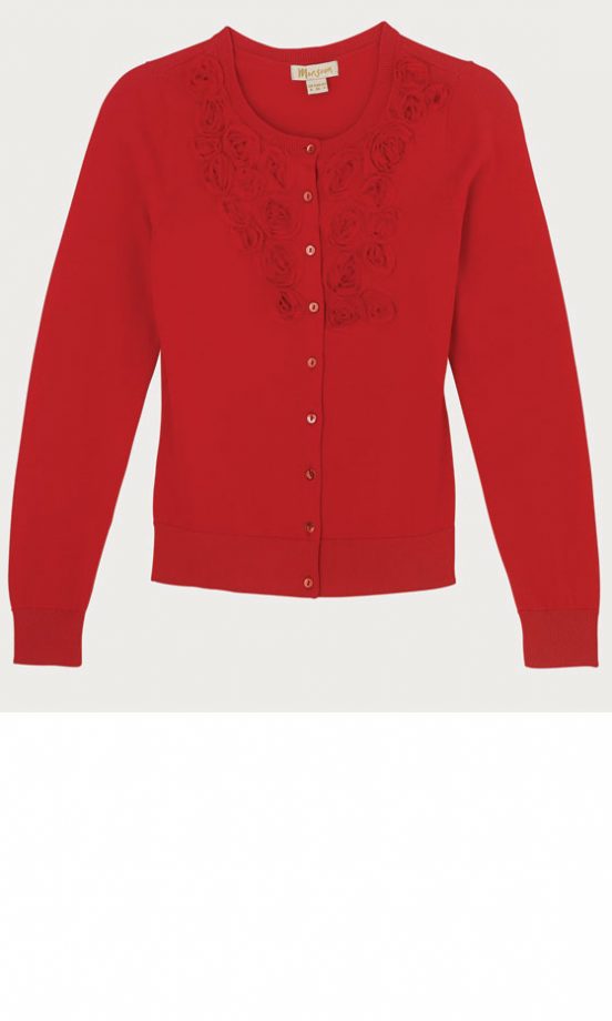 Monsoon Cordelia Chiffon Swirl Cardigan, £55