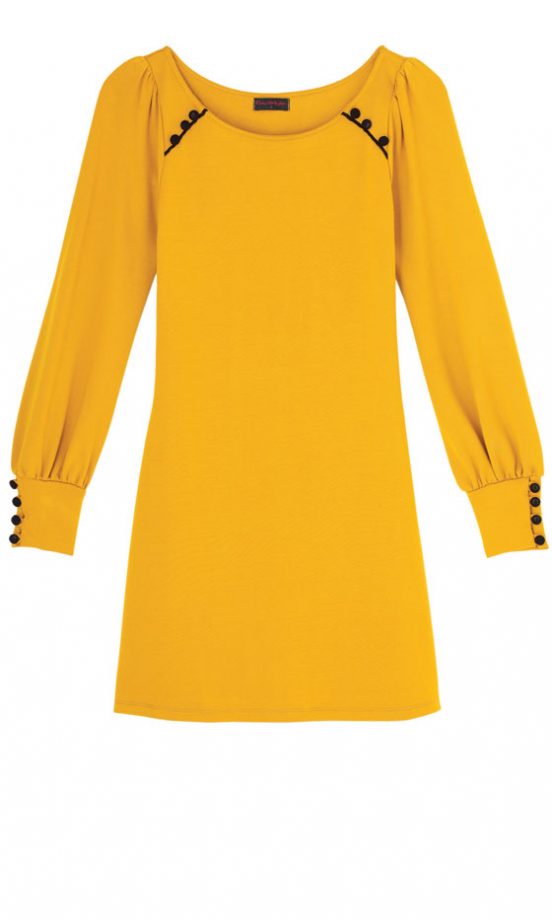 Miss Selfridge Yellow Dress, £40 - In Stores Only