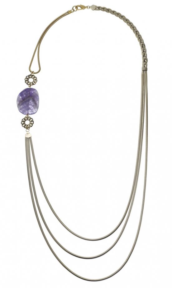 Miss Selfridge Multicolour Metal Necklace, £30