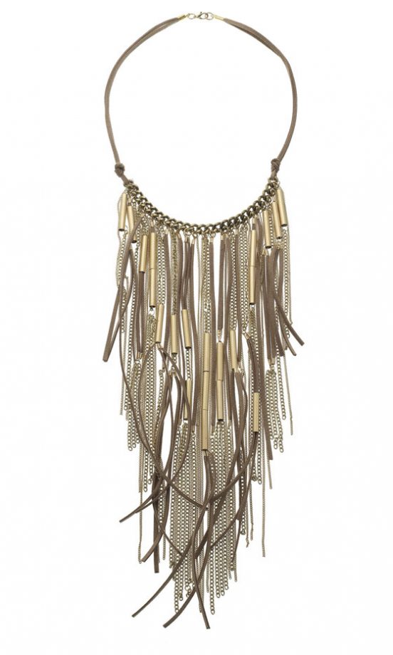 Miss Selfridge Fringe Necklace, £40