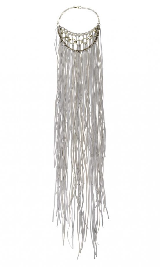 Miss Selfridge Oversized Fringe Necklace, £40
