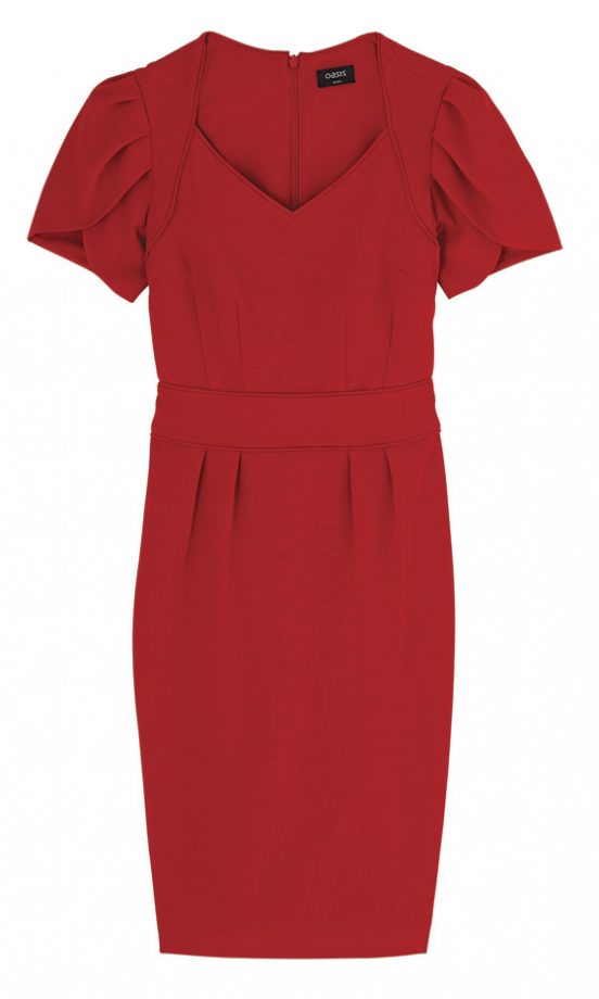 Oasis Red Dress, £65