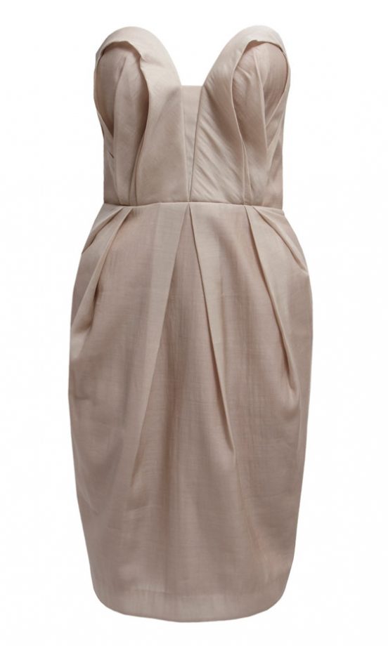 Elbos At The Ready As This Asos Plunge Bandeau Dress Is Worth The Online Scrum