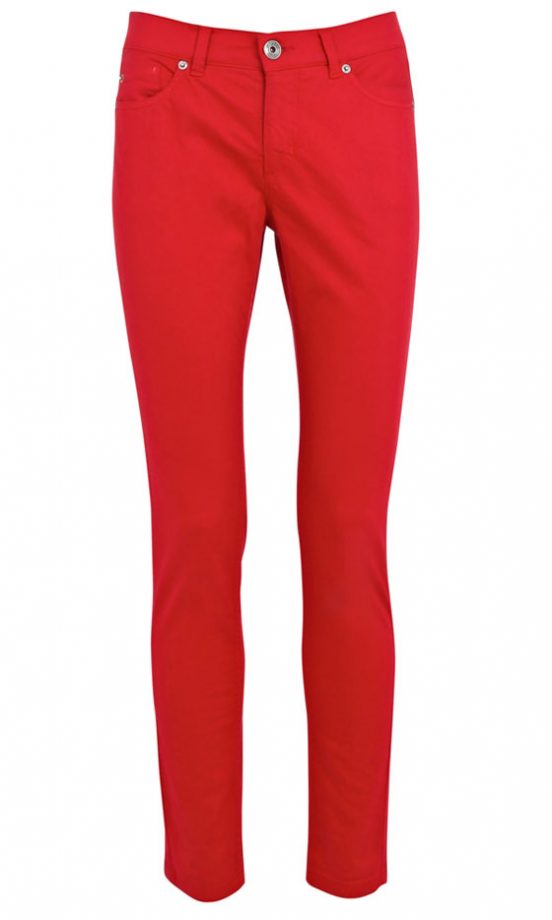 We Love These Pillarbox Red Oasis Jeans For Spring/Summer 2011