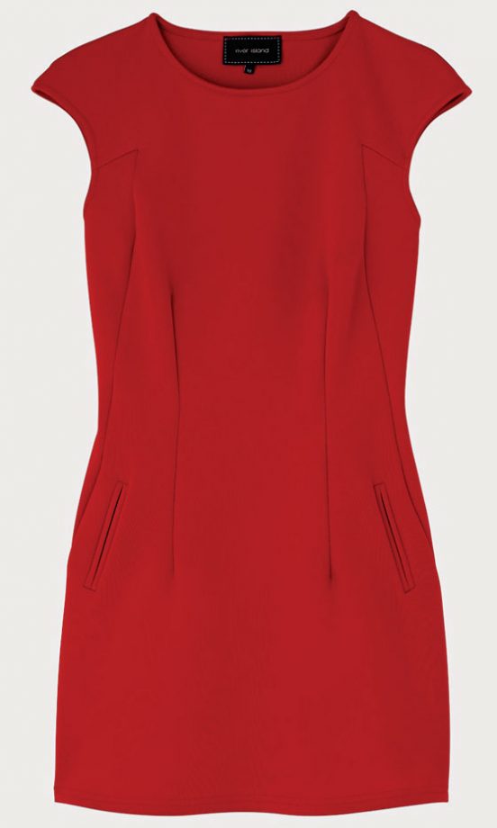 River Island Red Dress, £39.99 - In Stores Only