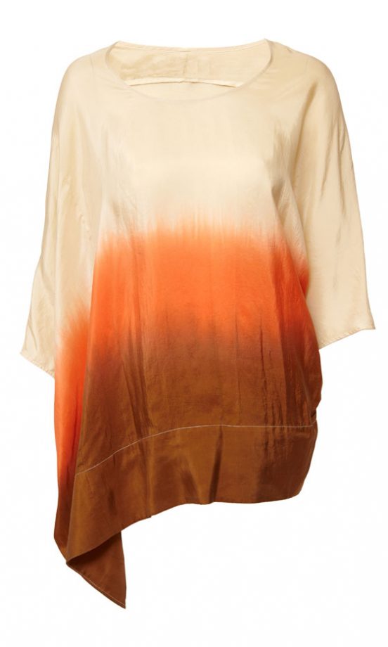 Asos Silk Cotton Ombre Oversized Top, £50