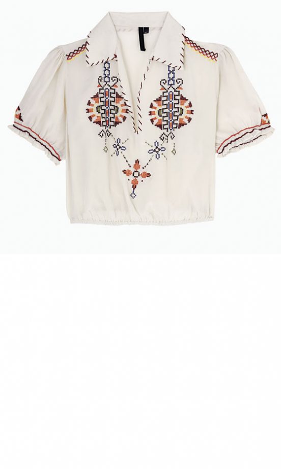 Topshop Embroidered Blouse By Boutique, £65
