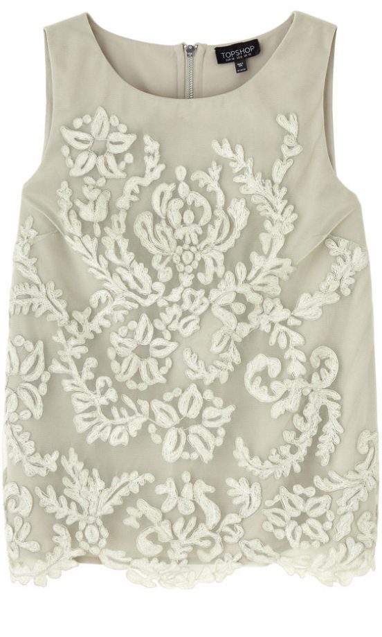 Topshop Sage Lace Top, £40 - In Stores Only