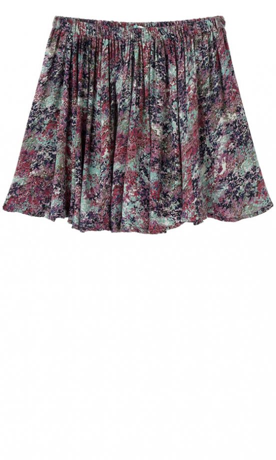 Kimchi & Blue Abstract Flower Skirt, £38