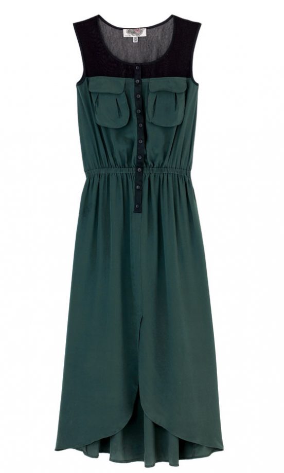 Urban Outfitters Ecote Silk Mesh Cargo Dress, £85