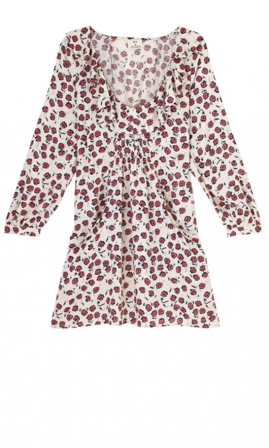 Urban Outfitters Pins & Needles Rose Sleeve Ruffle Dress, £48