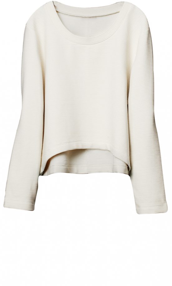 H&M White Slouchy Knit Jumper, Spring/Summer 2011