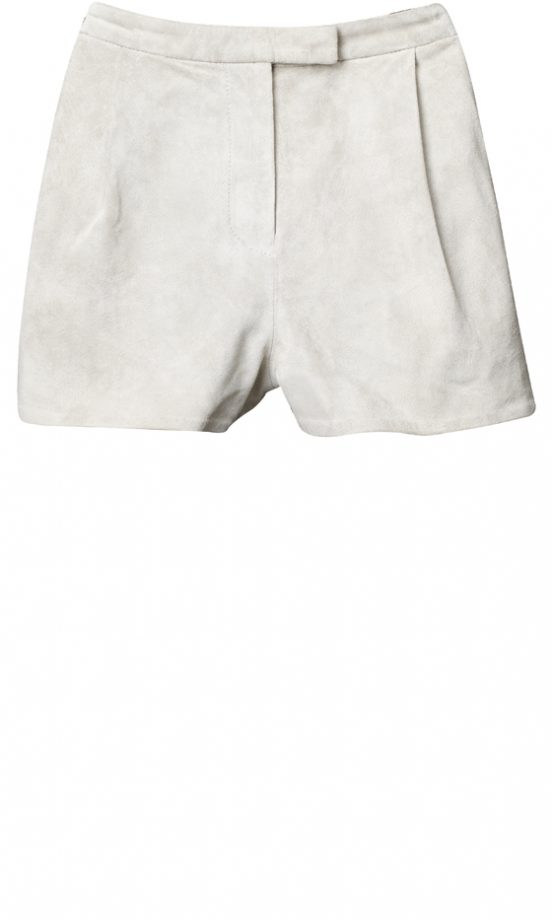 H&M White Suede Shorts, Spring/Summer 2011