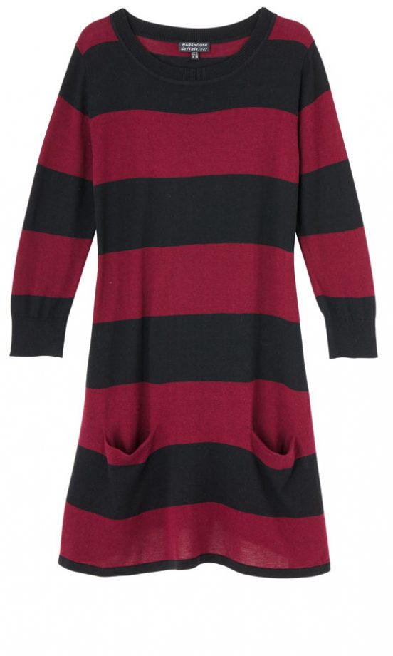 Warehouse Rugby Stripe Swing Dress, £40