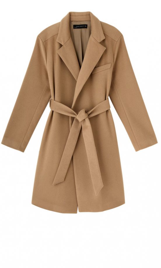 Zara Camel Coat, £119 - In Stores Only