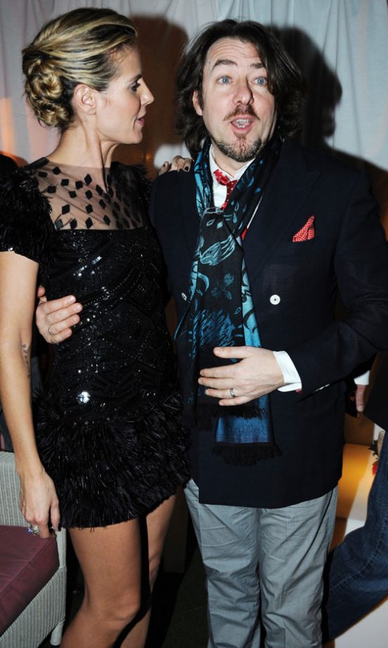 Heidi Klum And Jonathan Ross At The Instyle/Bafta Best Of British Party, 2011