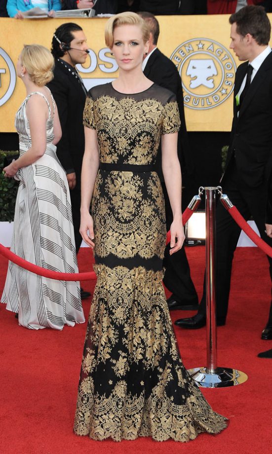 January Jones At The Screen Actors Guild Awards, 2011