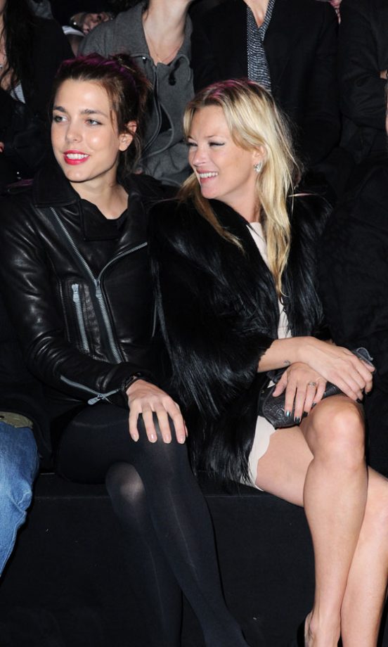 Charlotte Casiraghi And Kate Moss At The Etam Lingerie Fashion Show In Paris, 2011