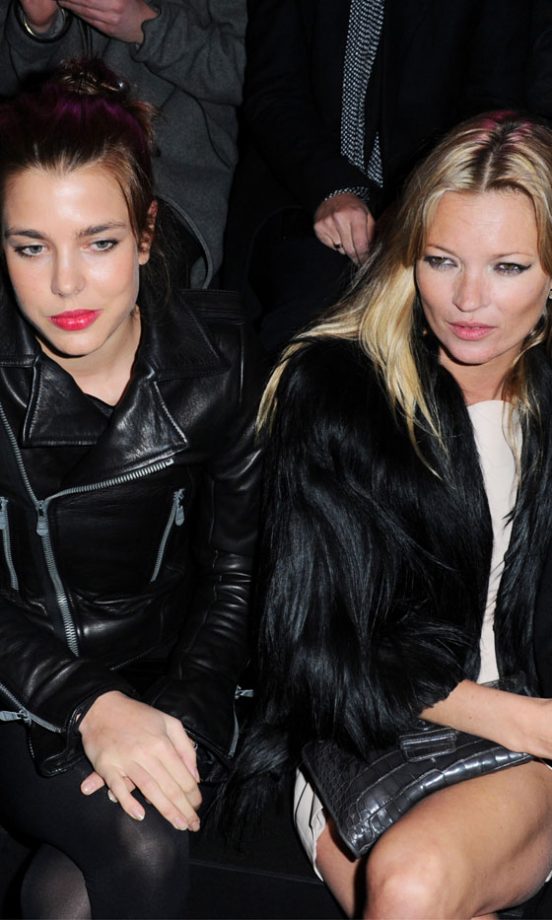 Charlotte Casiraghi And Kate Moss At The Etam Lingerie Fashion Show In Paris, 2011