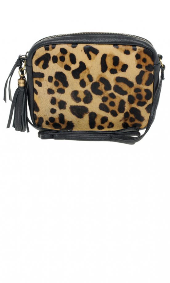 Asos Leather Leopard Print Across, £28