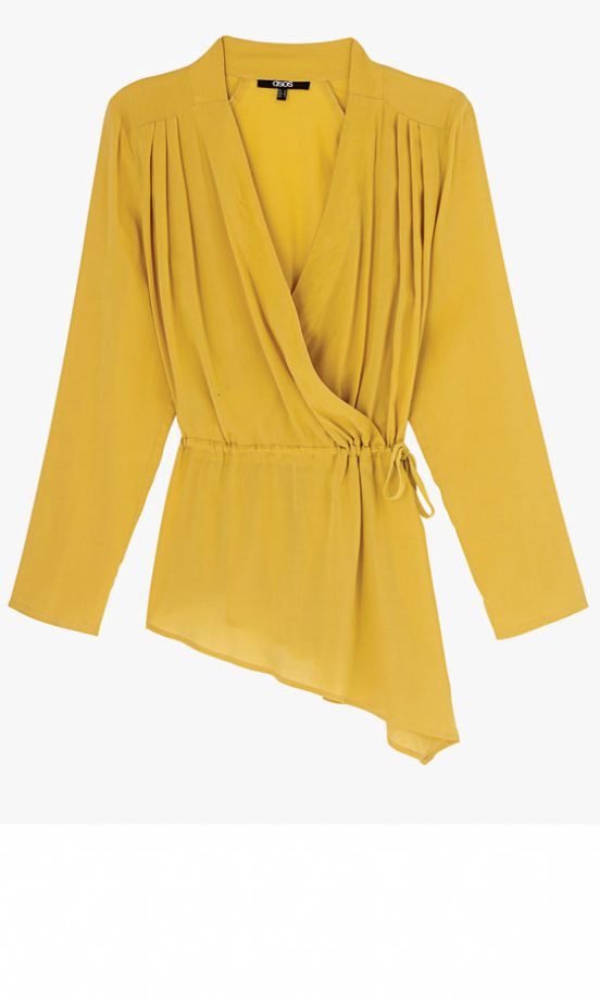 Asos Wrap Front Asymmetric Blouse £30