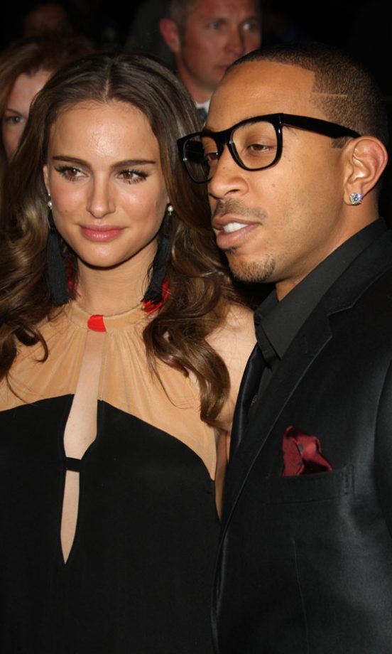 Natalie Portman Chris 'Ludacris' Bridges At The LA Premiere Of No Strings Attached, 2011