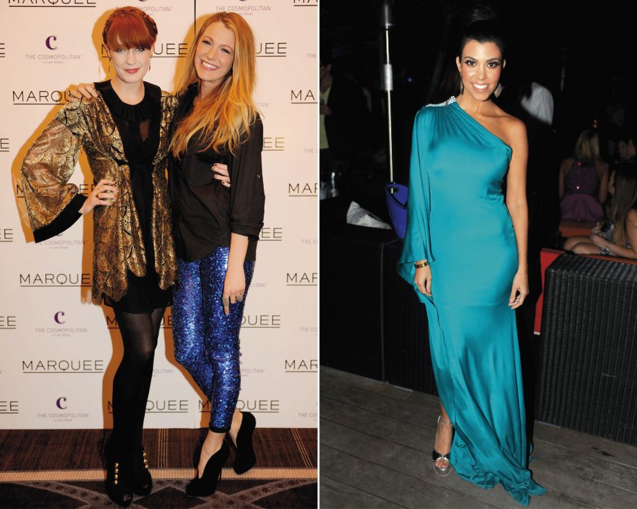 Florence Welch, Blake Lively and Kourtney Kardashian glam up during the festive season, 2010