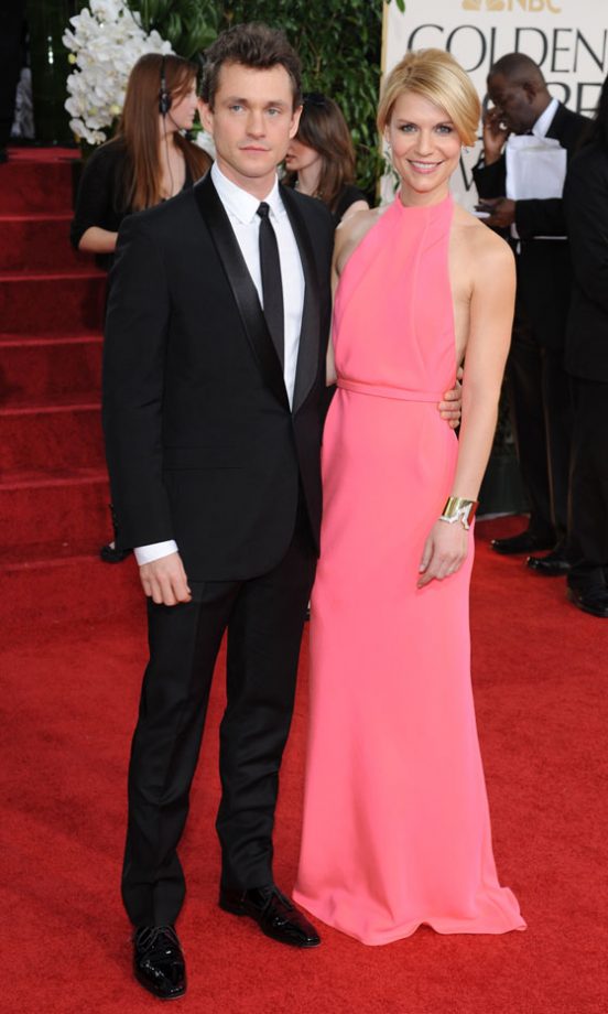Claire Danes And Hugh Dancy At The Golden Globe Awards, 2011