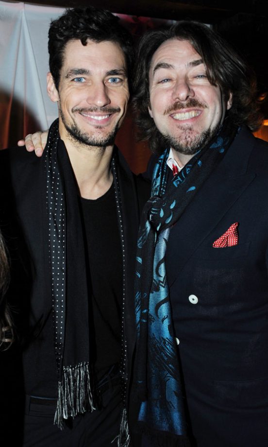 David Gandy And Jonathan Ross At The Instyle/Bafta Best Of British Party, 2011