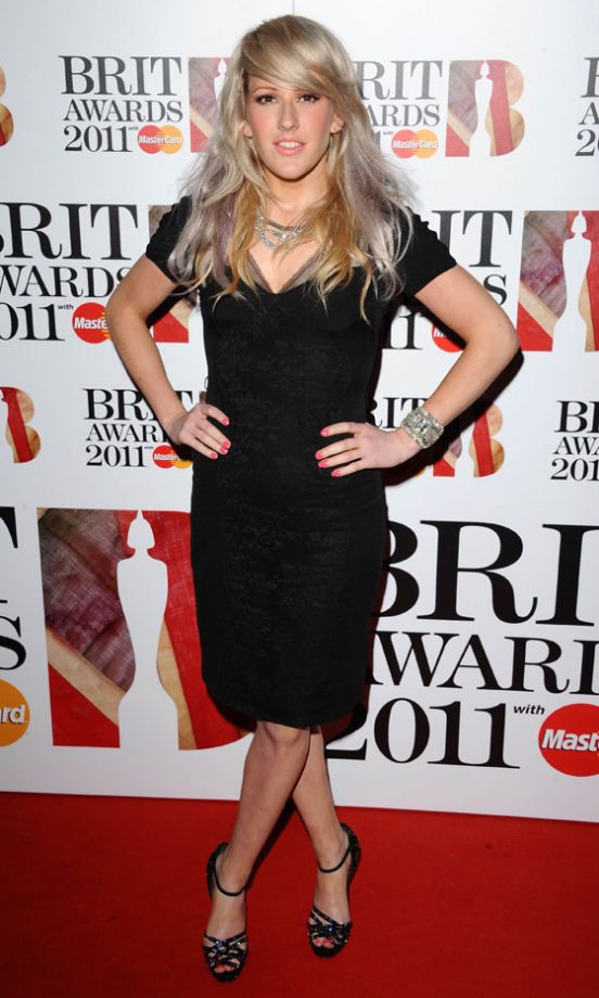 Ellie Goulding Rocks A Little Black Dress At The Brit Awards 2011 Nominations Party