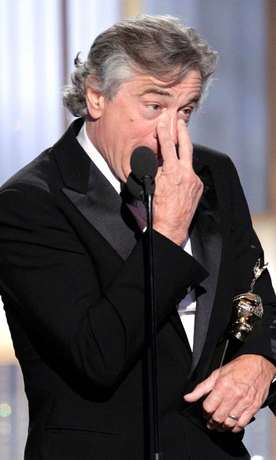 Robert De Niro At The Golden Globe Awards, 2011