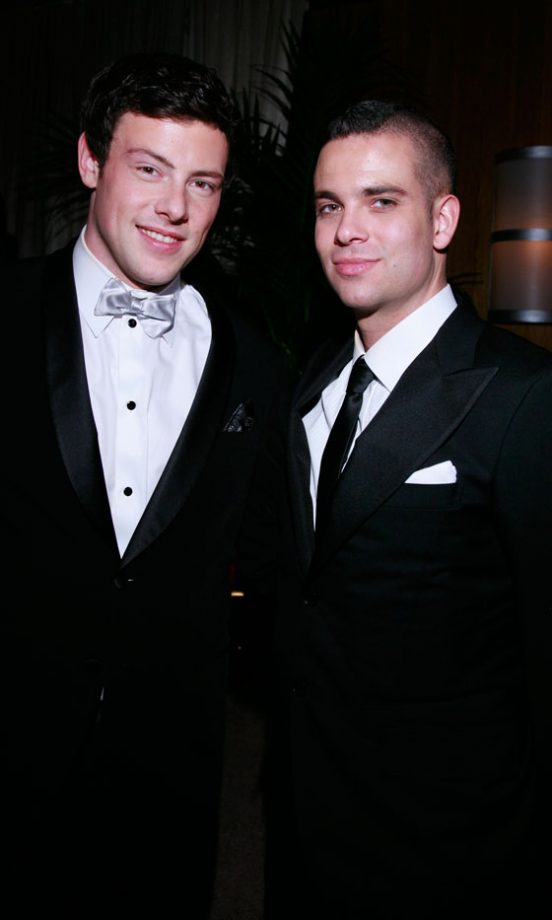 Glee Boys Cory Monteith And Mark Salling At The Golden Globes 2011 Fox Searchlight After Party