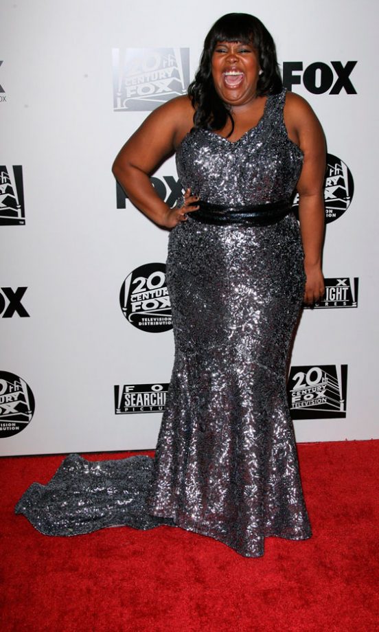 Amber Riley At The Golden Globes 2011 Fox Searchlight After Party