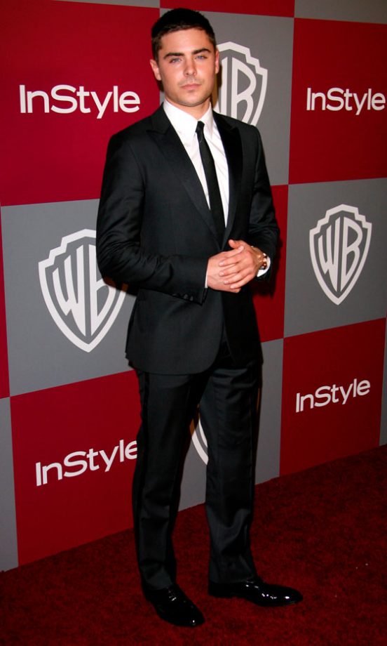 Zac Effron At The Golden Globes 2011 Warner Bros And Instyle Magazine After Party