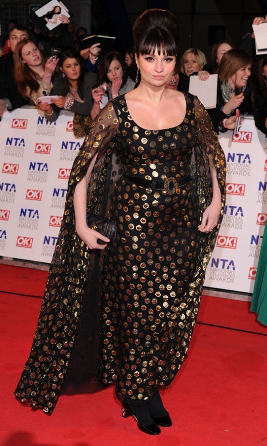 Gizzi Erskine At The National Television Awards 2011