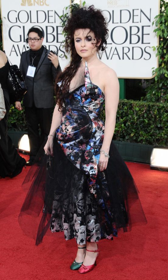 Helena Bonham Carter Wearing Vivienne Westwood At The Golden Globe Awards, 2011