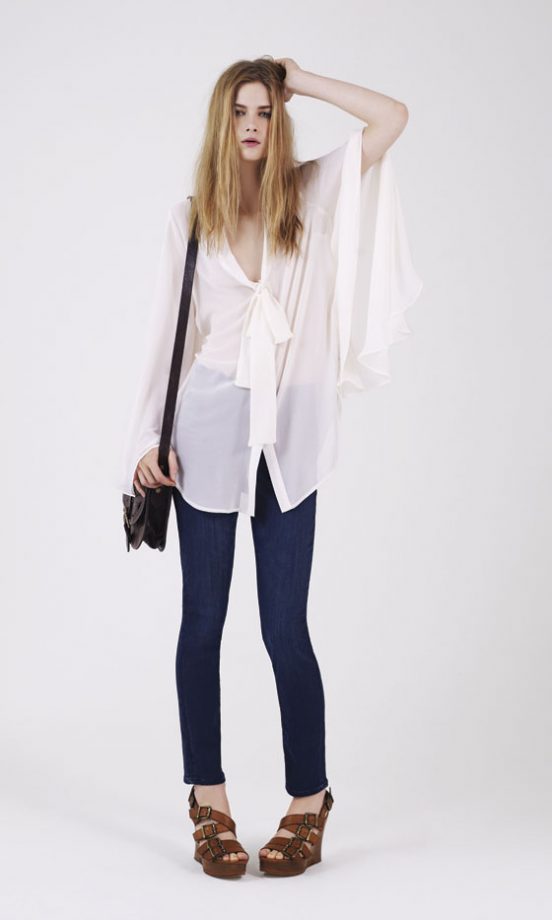 Follow This Season's Seventies Trend With A Warehouse Blouse, £50
