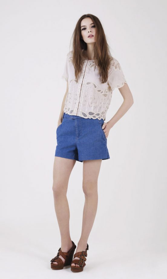 Laidback Look From Warehouse Spring/Summer 2011: Top, £60 And Shorts, £35
