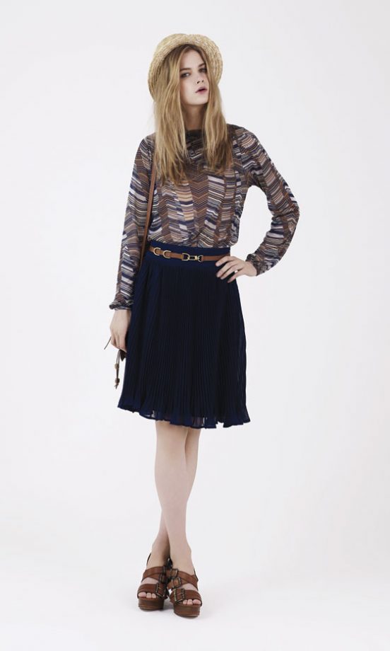 This Knee Length Skirt From Warehouse Spring/Summer 2011 Is A Top Trend For This Season, £50 And Top, £30