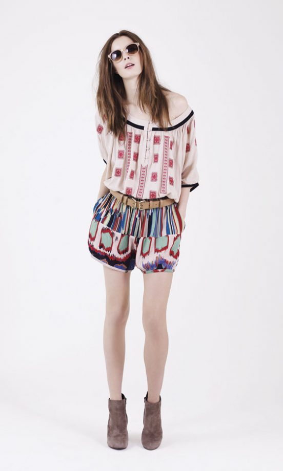 Warehouse Spring/Summer 2011: We Love This Printed Playsuit, £55, Teamed With Shoe Boots And Shades