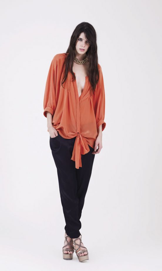 Snap Up This Casual Cool Orange Top, £50, From Warehouse's Spring/Summer 2011 Collection