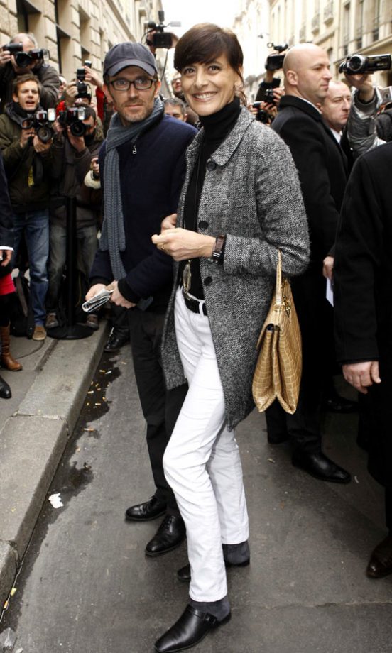 Chanel Muse, Ines de la Fressange, At The Chanel Haute Couture SS11 Show In Paris, 2011