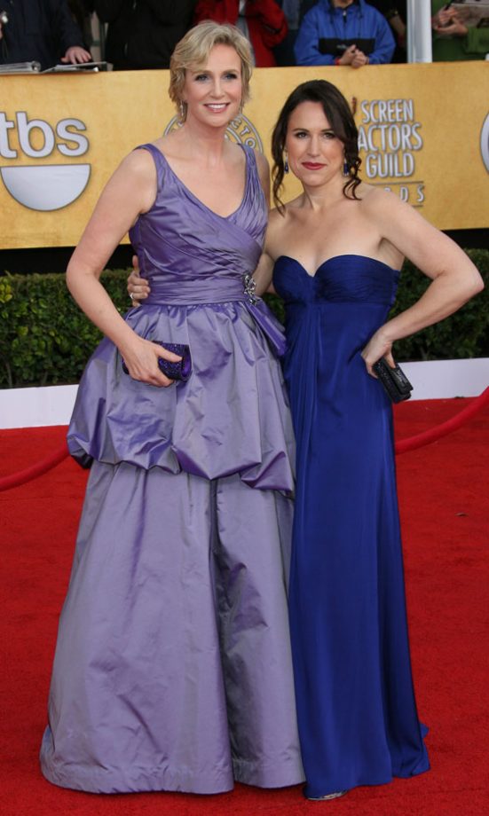 Jane Lynch And Lara Embry At The Screen Actors Guild Awards, 2011