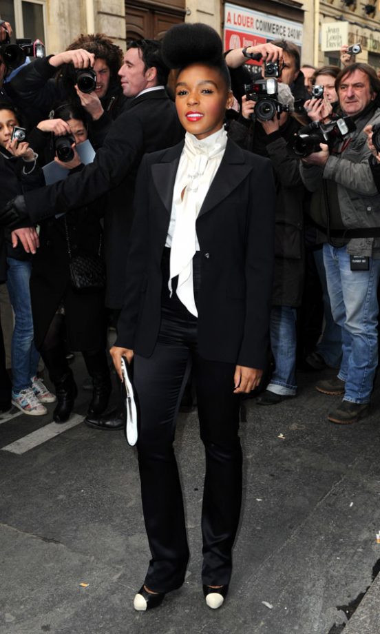 Janelle Monae At The Chanel Haute Couture SS11 Show In Paris, 2011