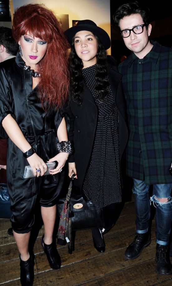 Jodie Harsh, Miquita Oliver and Nick Grimshaw At The Instyle/Bafta Best Of British Party, 2011