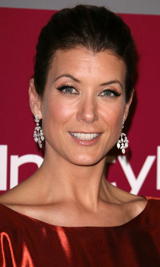 Kate Walsh With A Teased Updo Hairstyle At The Golden Globe Awards, 2011