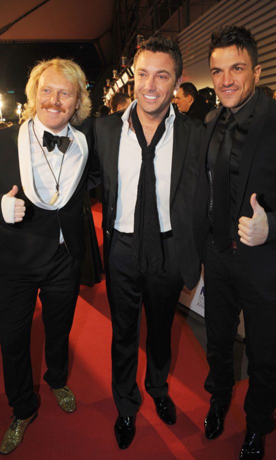 Leigh Francis, Gino DiCampo And Peter Andre At The National Television Awards 2011