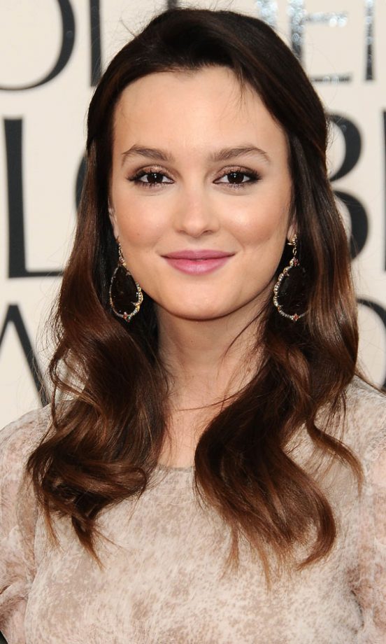 Leighton Meester At The Golden Globe Awards, 2011
