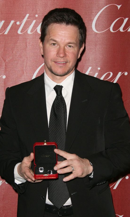 Mark Wahlberg Shows Off His Cartier Gift At The 2011 Palm Springs Film Awards
